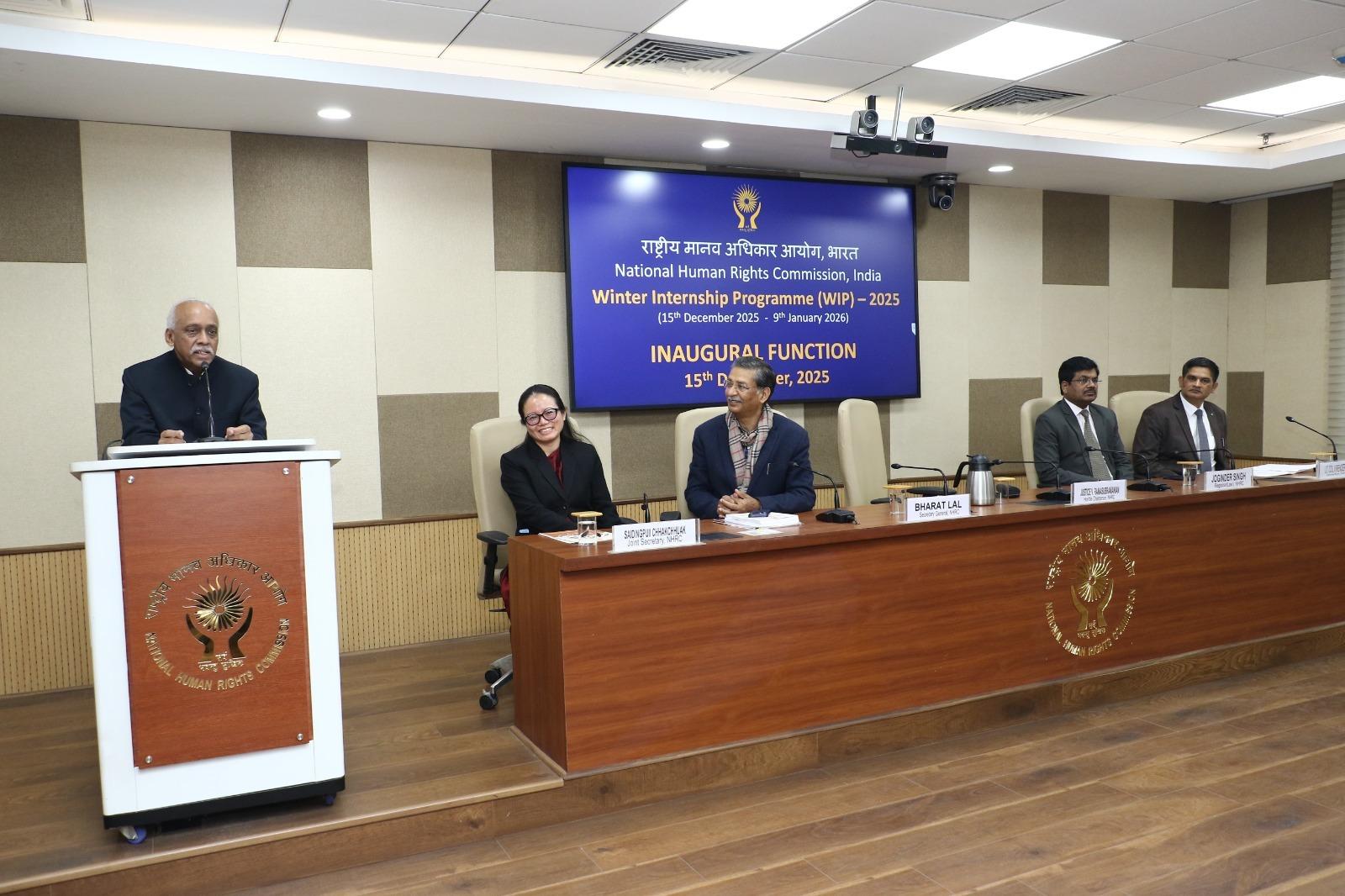 Youth can contribute to nation-building by respecting human rights: NHRC chief