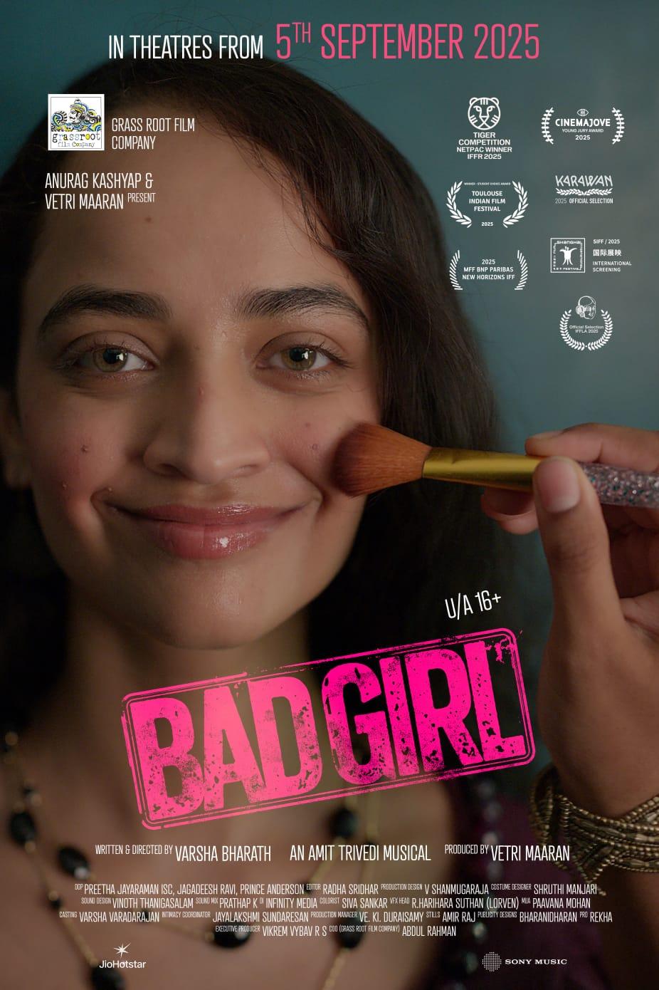 Varsha Bharath’s 'Bad Girl' to hit screens on September 5
