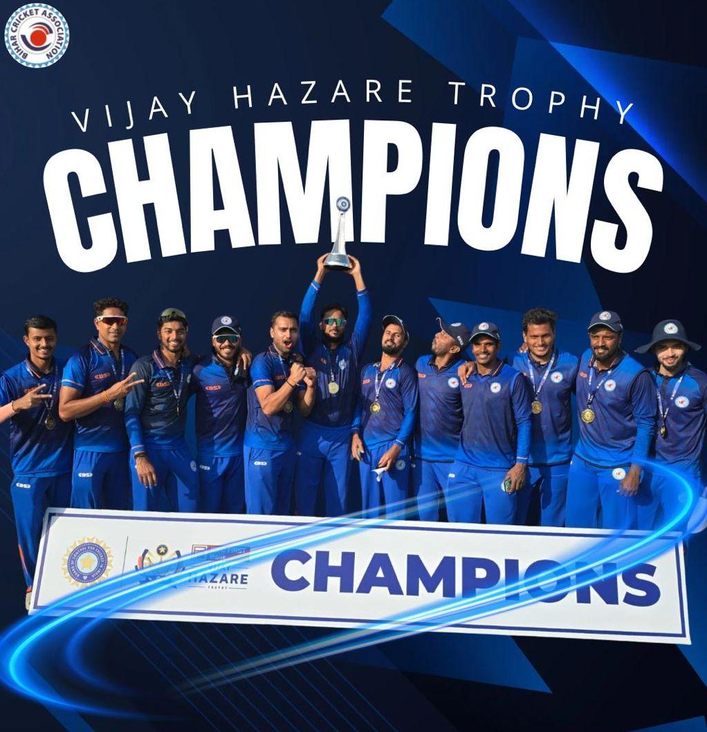 Vijay Hazare Trophy: Bihar beat Manipur to seal promotion to Elite League
