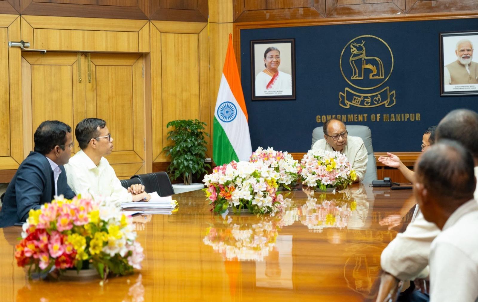 Manipur CM orders crackdown on disruptive elements, reviews security, Durand Cup preparations