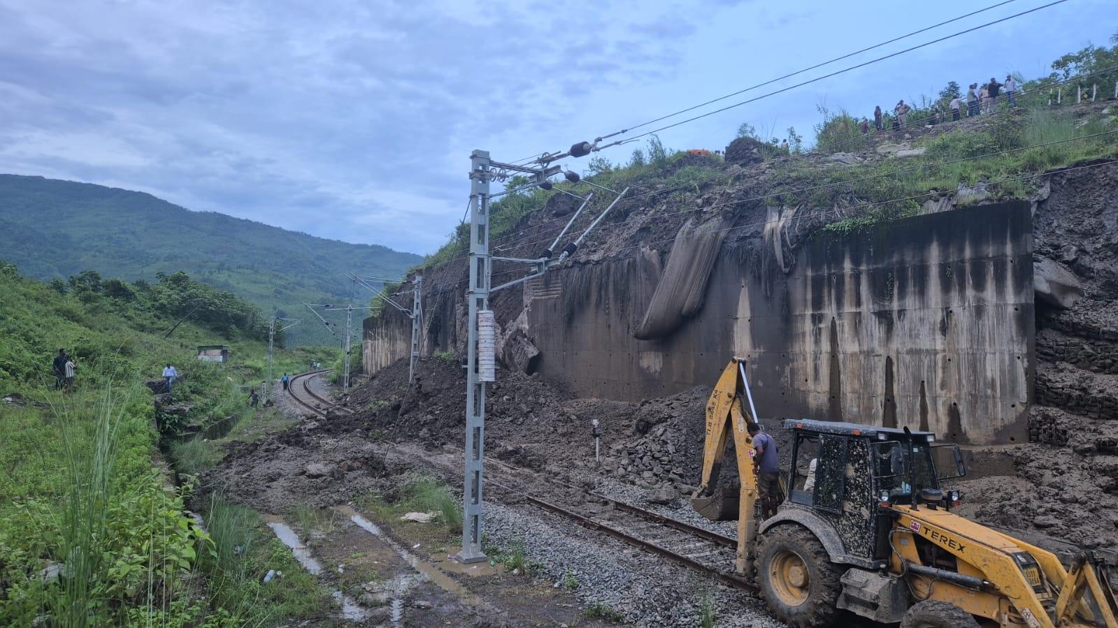 Train services hit in parts of Northeast due to landslide