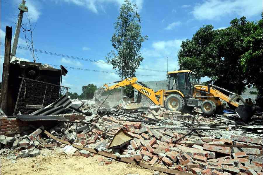 Kashmiri Pandits home demolish