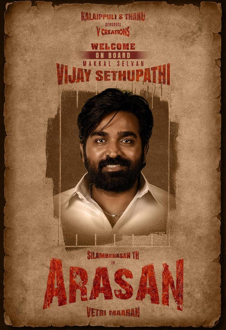 Vijay Sethupathi welcomed on board the unit of Vetrimaaran's 'Arasan'