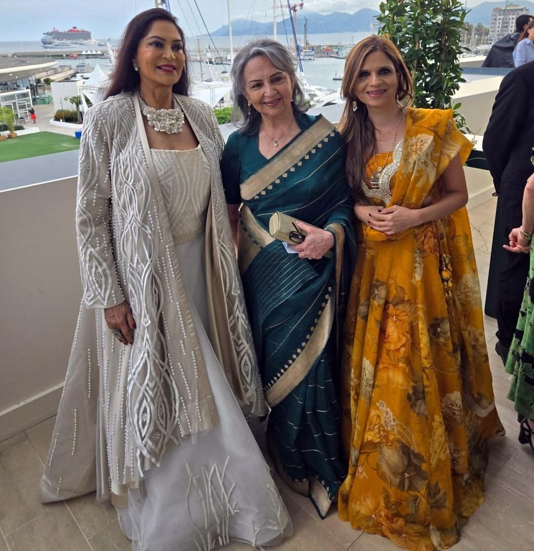 Saba shares ‘more moments’ of mother Sharmila Tagore, Simi Grewal from Cannes