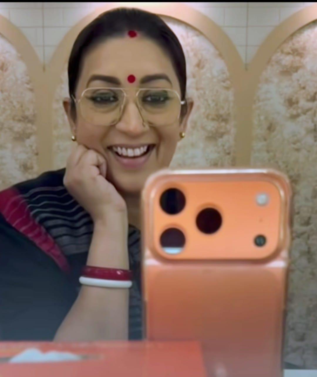 Smriti Irani reflects on taking career risks, urges everyone to live for “yourself” in 2026