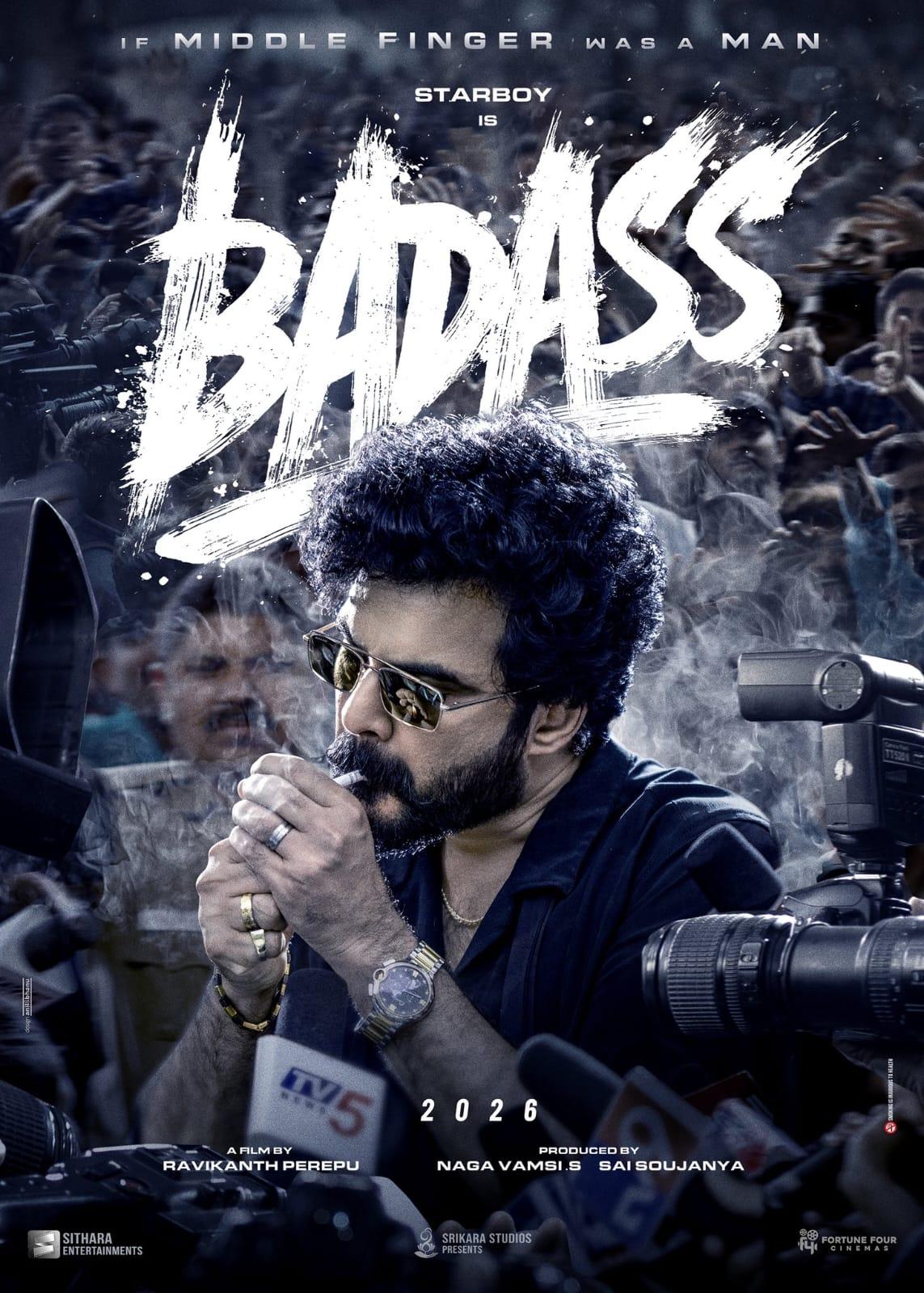 Makers of Siddhu Jonnalagadda's 'Badass' release stylish first look poster of actor in film