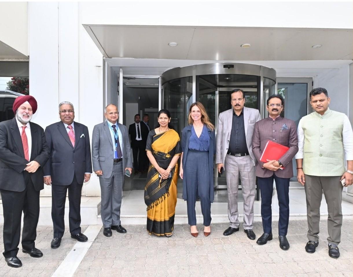 Kanimozhi-led team interacts with leading newspaper in Greece; reiterates India’s ‘new normal’ policy on terror