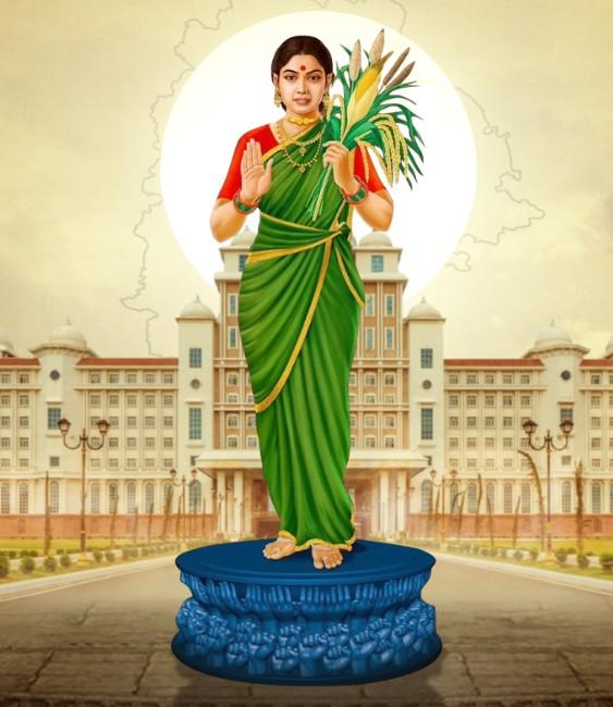 CM Revanth Reddy unveils 'Telangana Thalli' statues at all district Collectorates