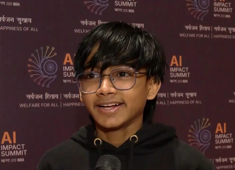 At 16, Raul John Aju tells AI conference India must champion innovation