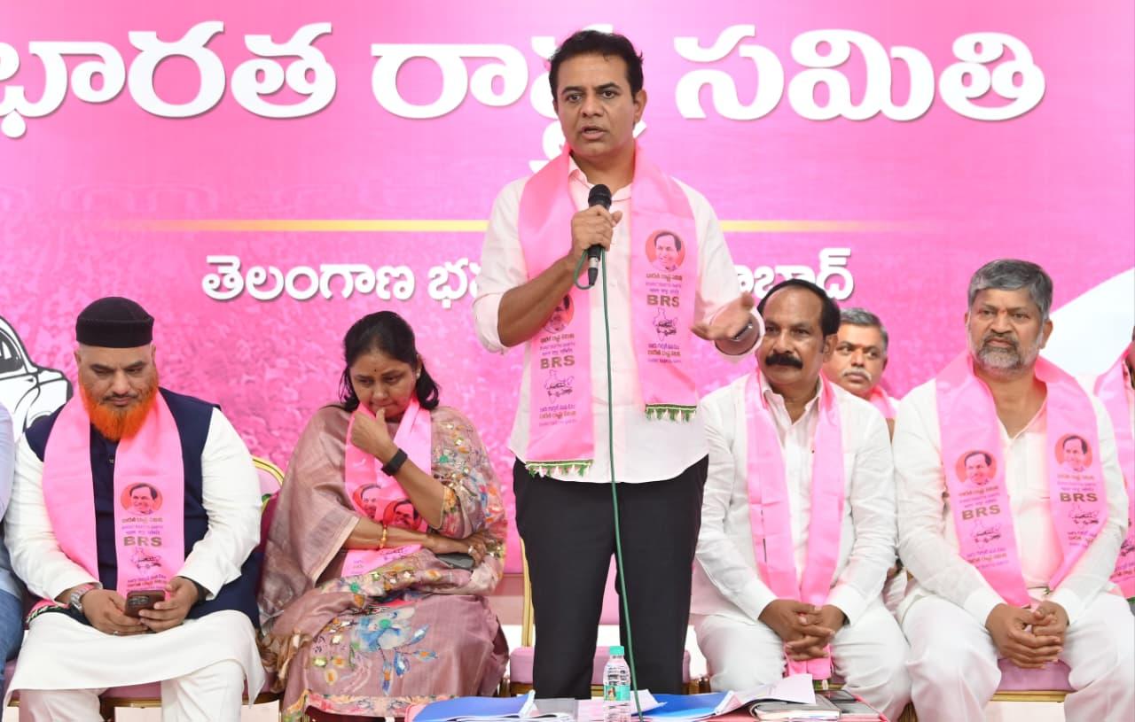 Jubilee Hills by-election: KTR says vote for Congress will be a licence to demolish homes