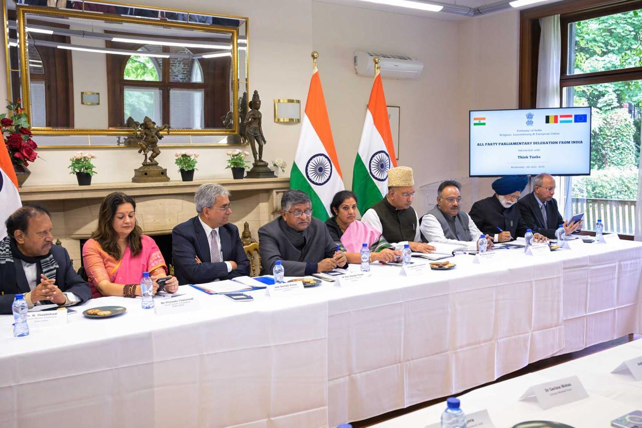 In Brussels, Indian delegation conveys unified message of zero tolerance against terrorism