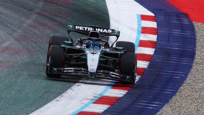 Formula 1: Russell leads FP1 as Dunne shines on debut at Austrian GP