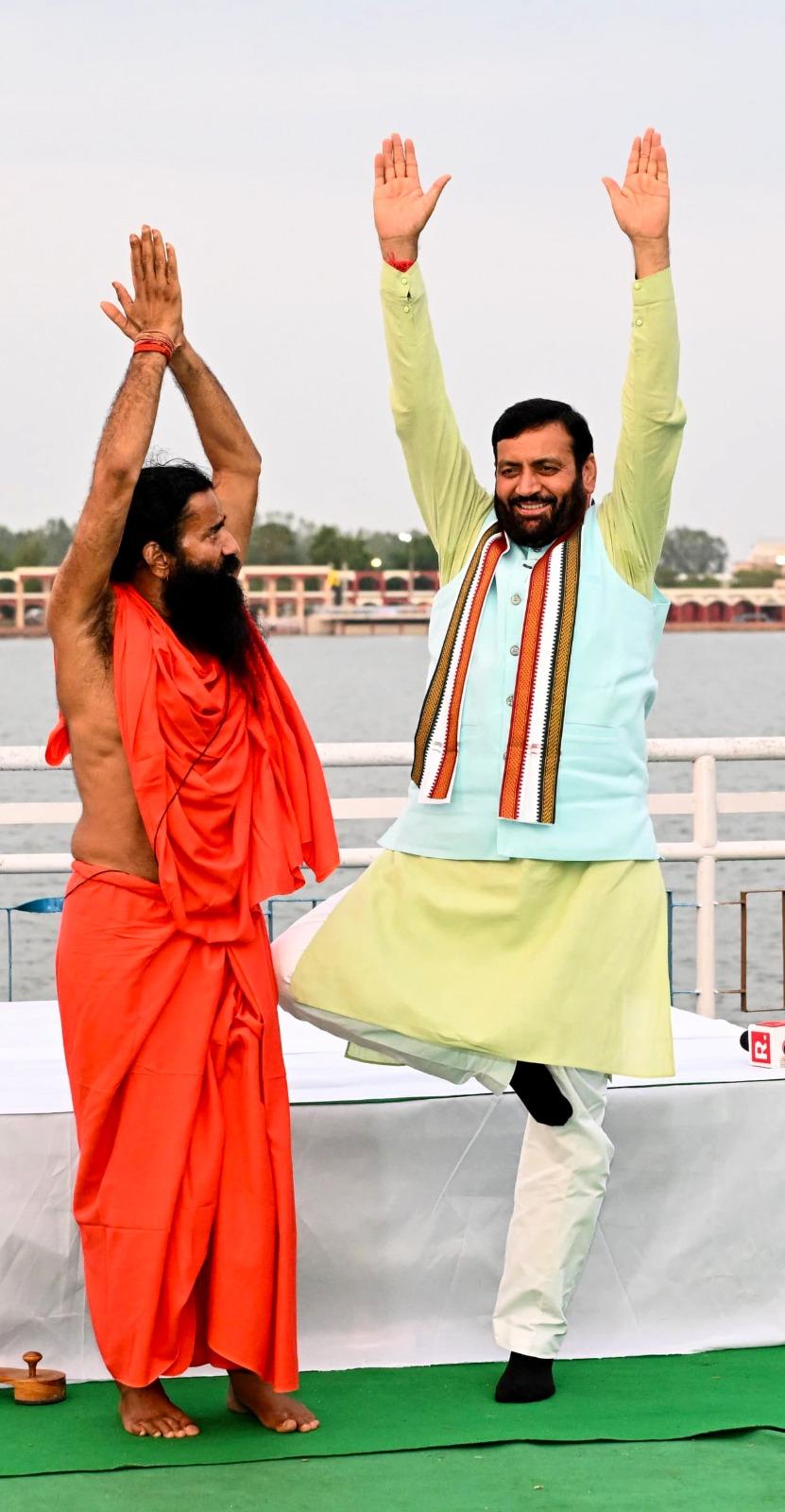 Kurukshetra hosts record-breaking event with one lakh participants on International Yoga Day