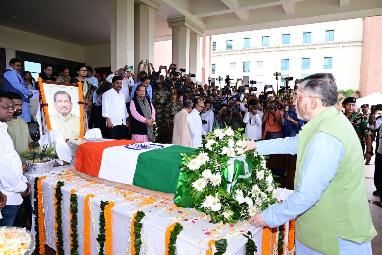 Jharkhand Education Minister Ramdas Soren’s last rites in Singhbhum today