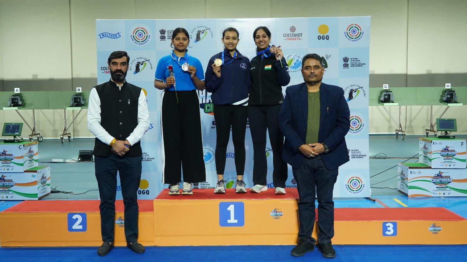 National Shooting C'ship: Ameerah Arshad wins thriller in 10m Air Rifle Women final; Zuhair Khan claims men’s trap gold
