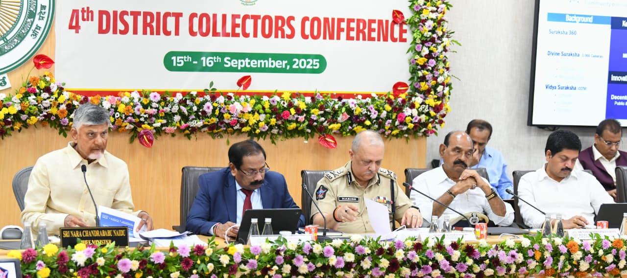 Chandrababu Naidu asks Collectors to focus on achieving 15 pc growth rate