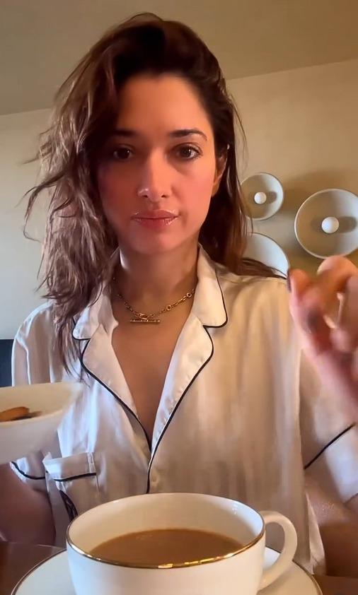 Tamannaah Bhatia shares her desi-style of enjoying tea in private