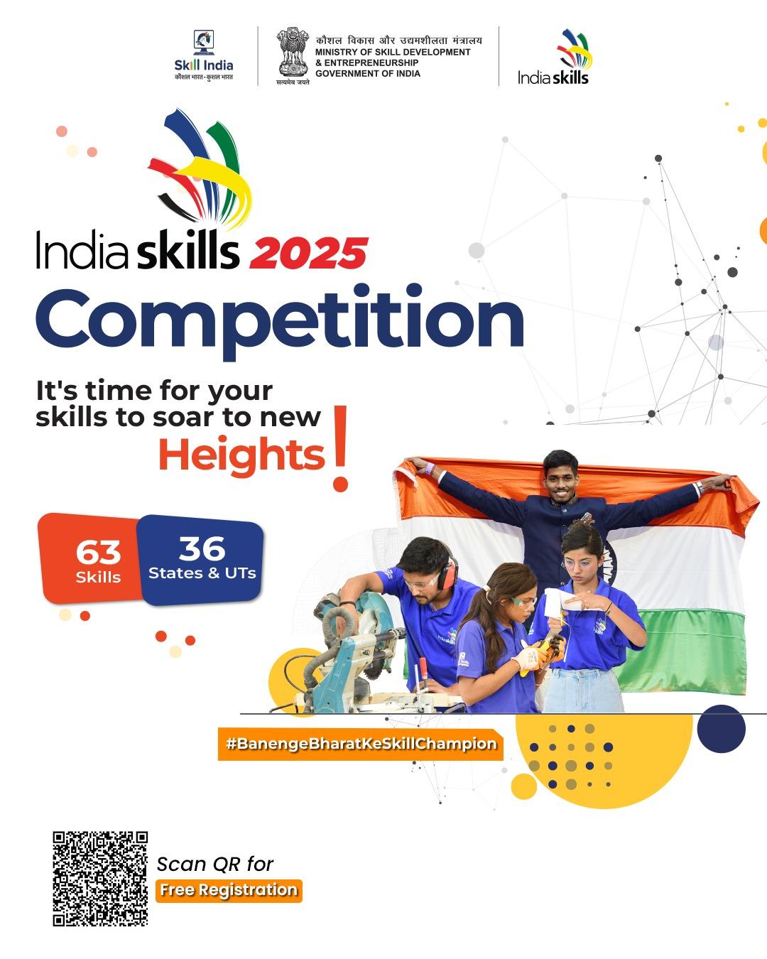 IndiaSkills 2025: Govt opens registration to search talent in vocational training, skills