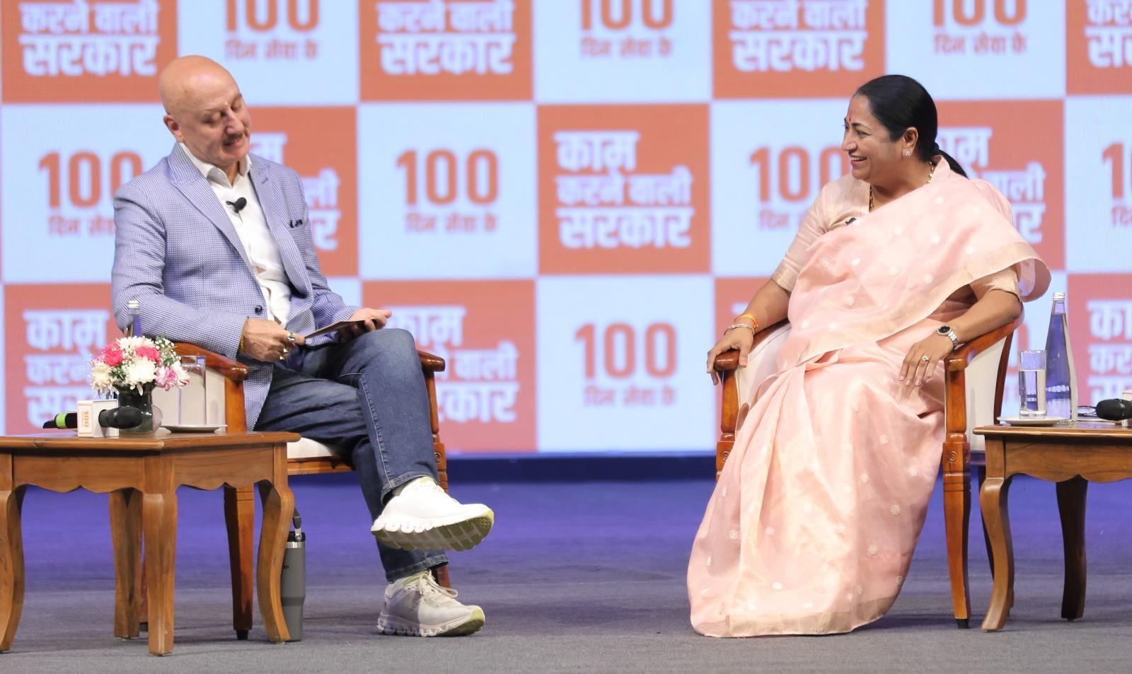 ‘You did not cough even once’: Anupam Kher’s pot-shot at Kejriwal during Delhi CM interview