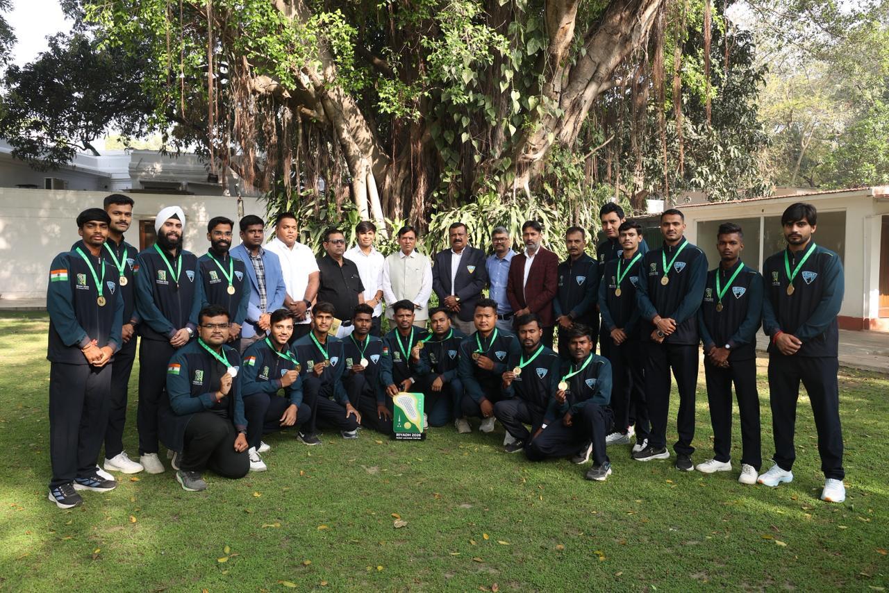 Sports Min Mandaviya felicitates Indian teams for Asian Lacrosse Games gold, pushes for LA28 qualification
