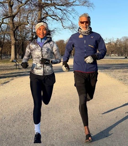 Milind Soman, Ankita Konwar welcome 2026 by 'running across three countries in two days'
