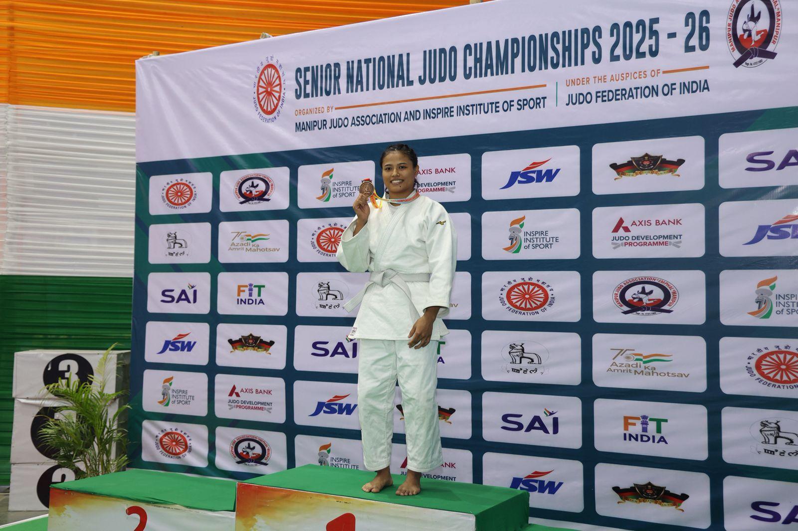 Sr National Judo C’ship 2025-26: VBF judoka Kalpana upsets Unnati Sharma to bag gold