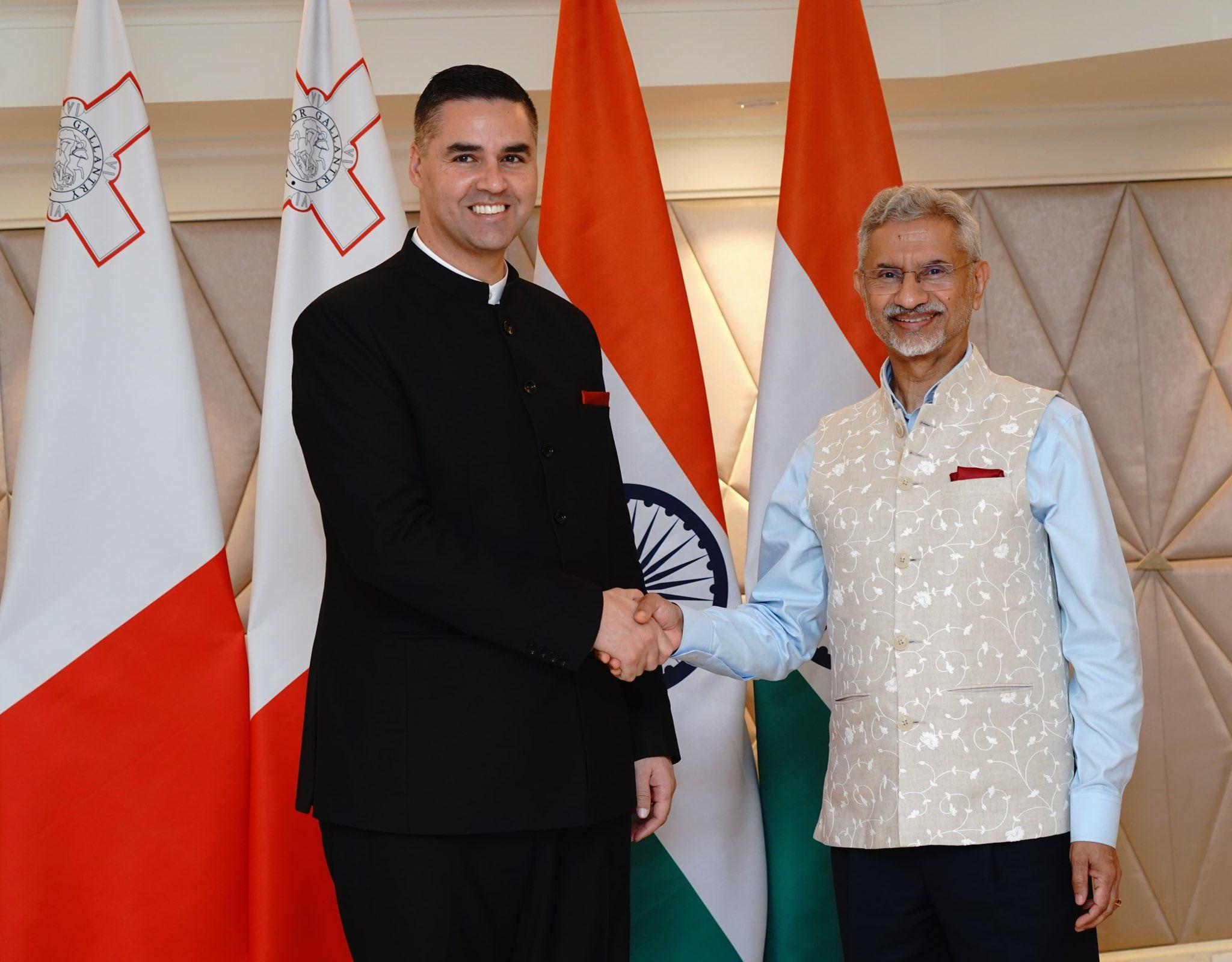 EAM Jaishankar meets Malta Deputy PM, appreciates his views on maritime industry