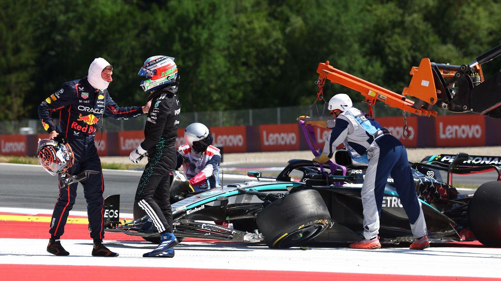 F1: Antonelli handed three-pace grid penalty at Silverstone for crash with Verstappen
