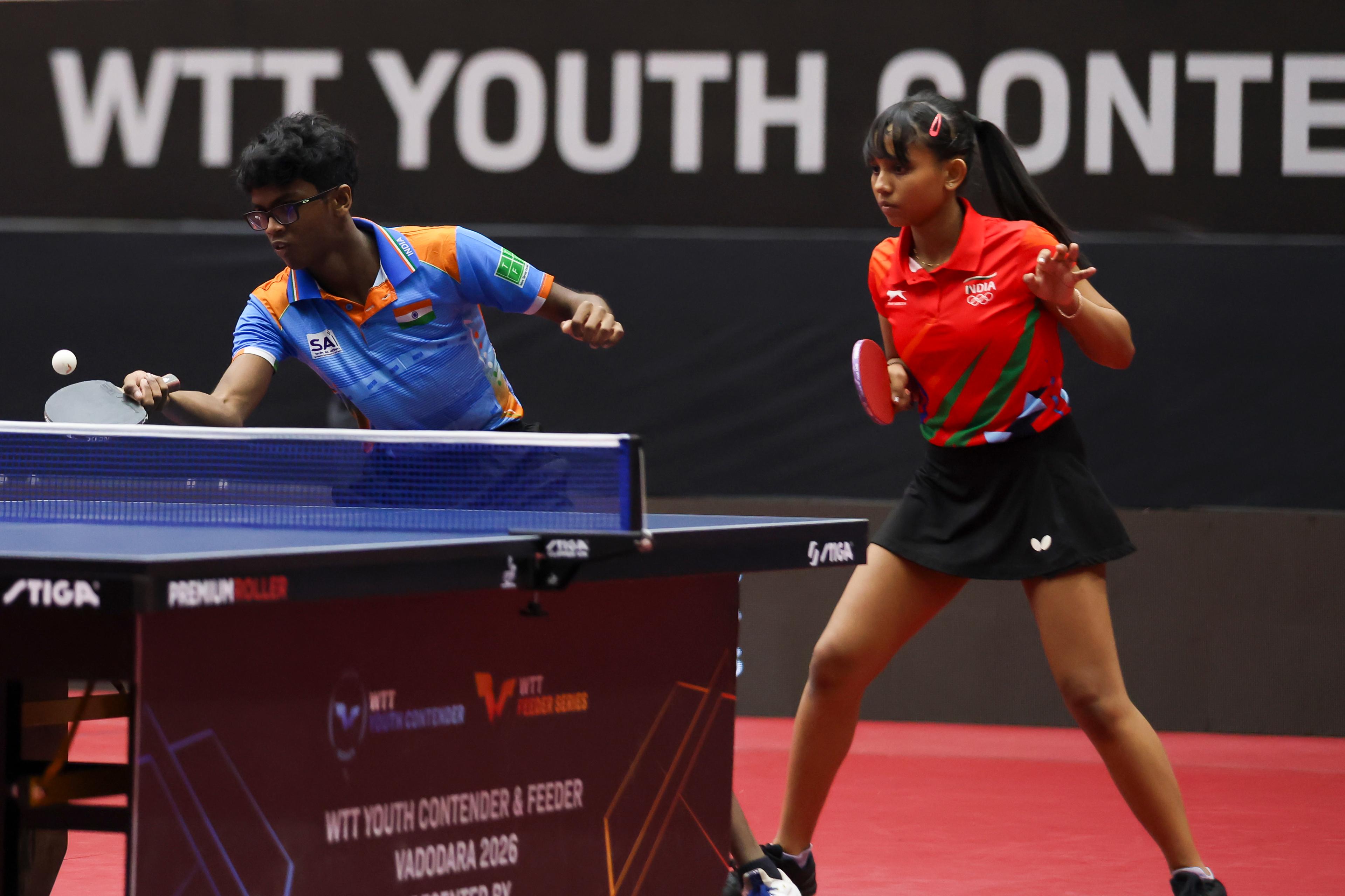 WTT Youth Contender 2026: Syndrela-Sarthak, Vivaan-Naisha win U-19 and U-15 mixed doubles titles (Ld)