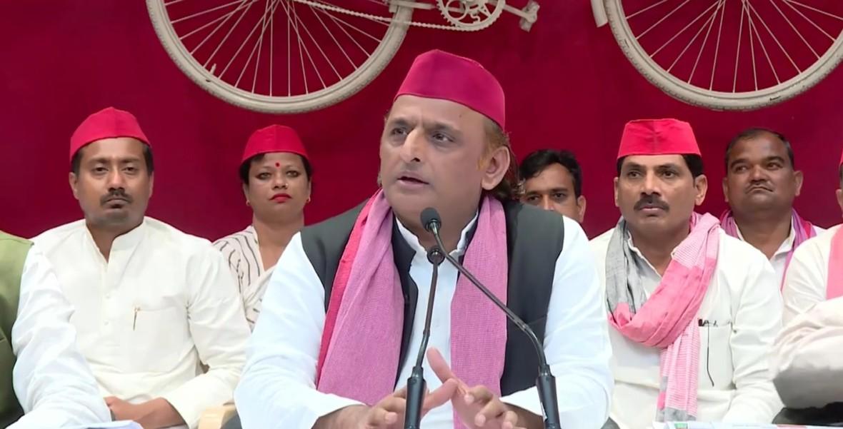BJP wants to grab land in every UP district, alleges Akhilesh Yadav