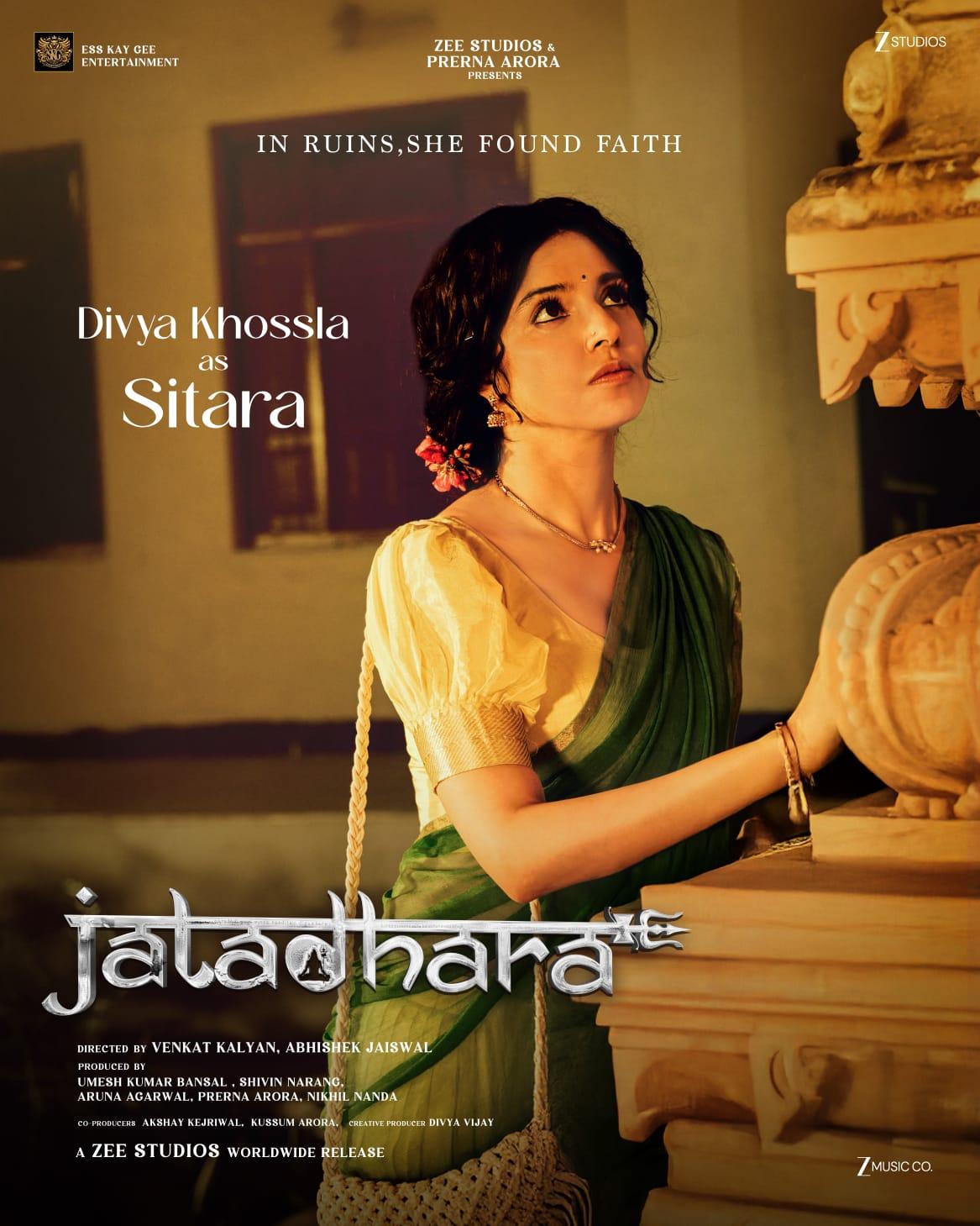 Divya Khosla introduced as Sitara in Jatadhara