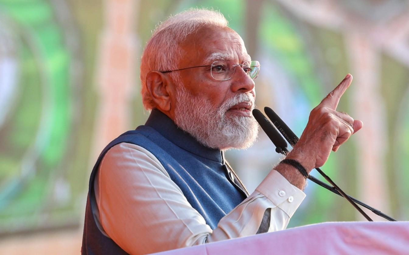 PM Modi slams ‘parivarvad’, says BJP restored legacy of Ambedkar and Patel