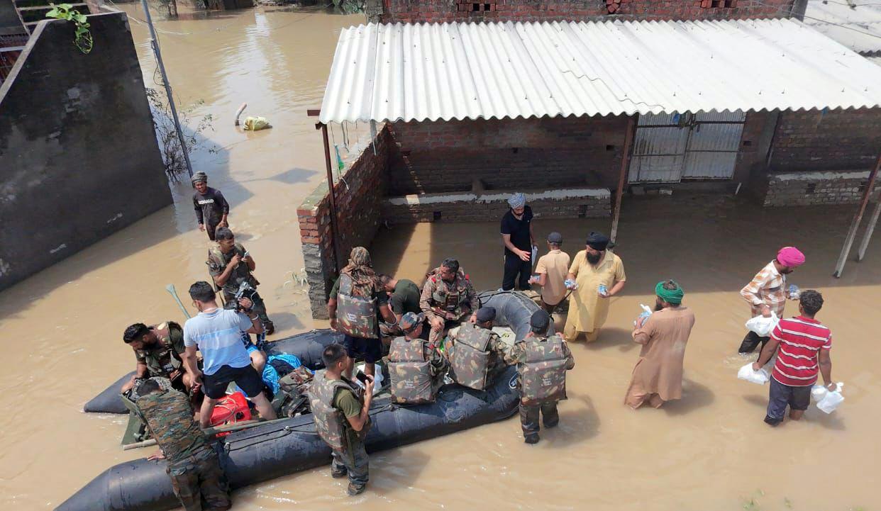 Punjab flood: Amit Shah dials CM Mann, assures assistance