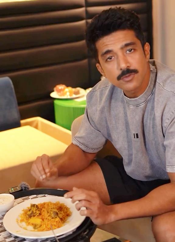 Saqib Saleem enjoys biryani after 8 weeks of strict dieting regimen