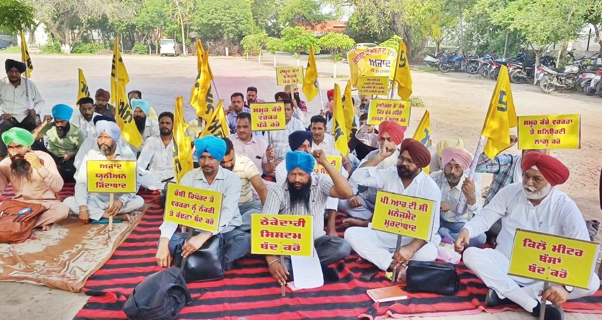 PRTC workers renew protest against Punjab govt over long-pending demands
