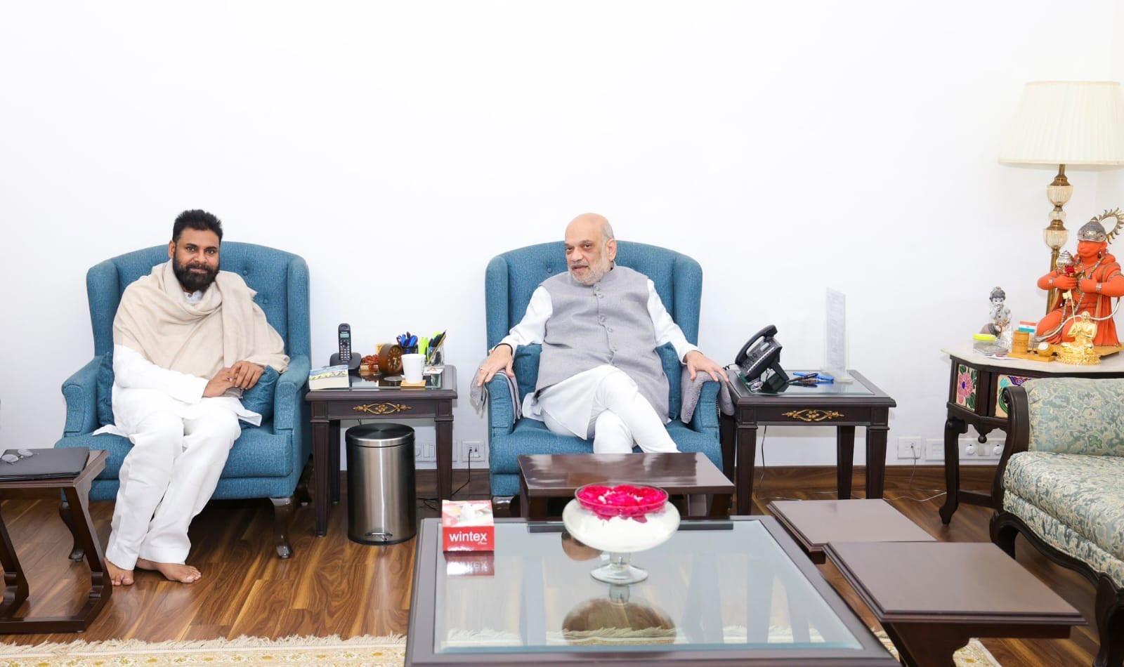 Pawan Kalyan meets HM Amit Shah, discusses ‘ongoing issues’ in Andhra Pradesh