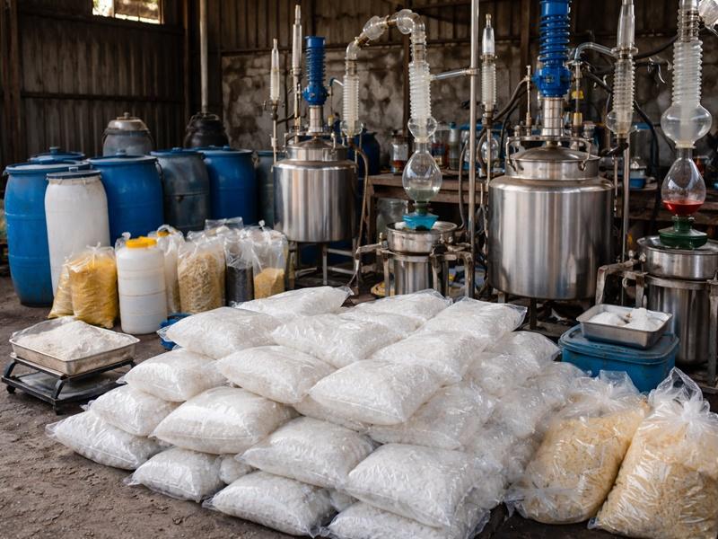 Illegal Mephedrone factory busted in MP's Agar Malwa; drugs valued at Rs 10 crore seized