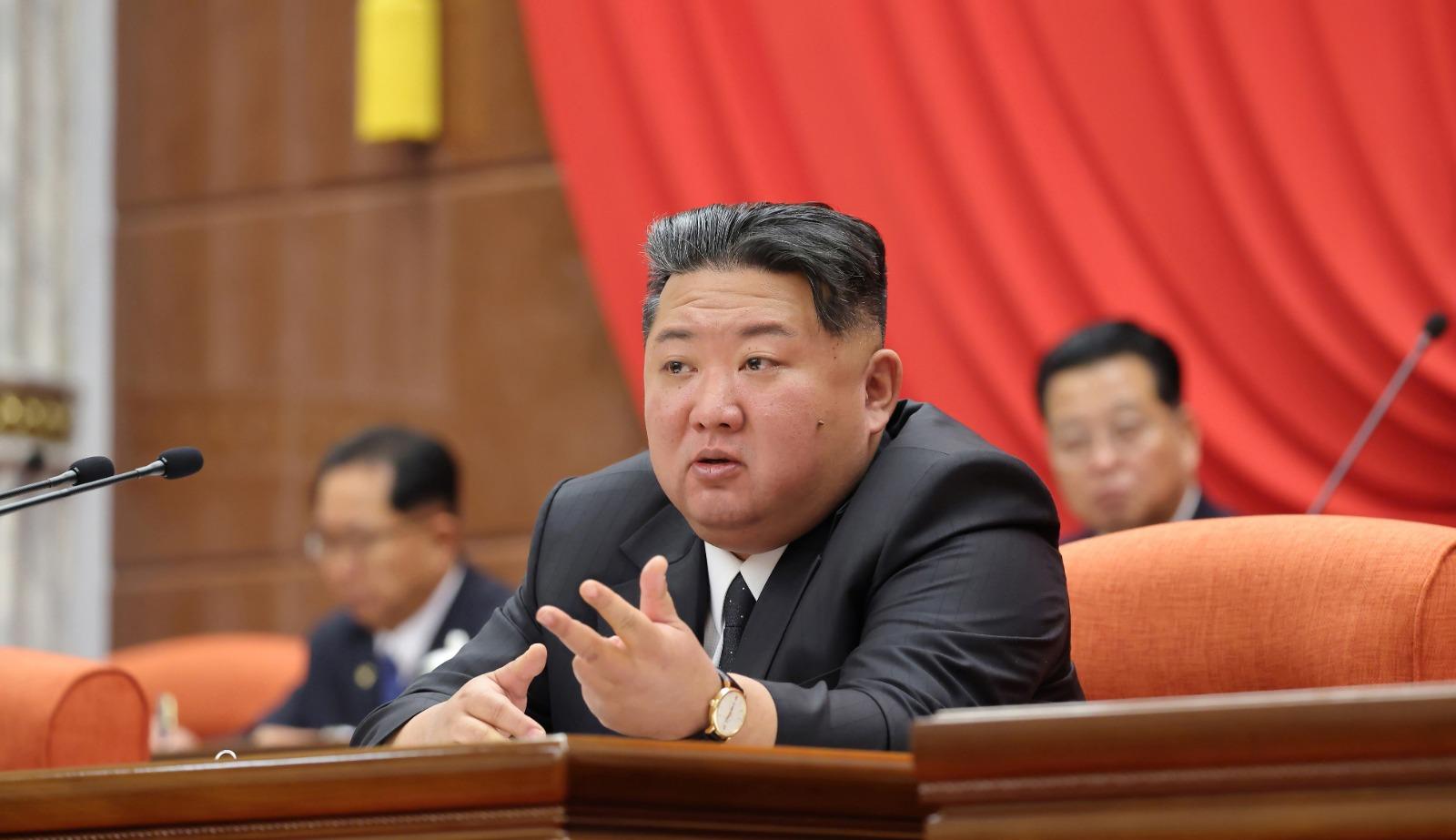 North Korea's Kim touts policy of bolstering defence capabilities at key party meeting