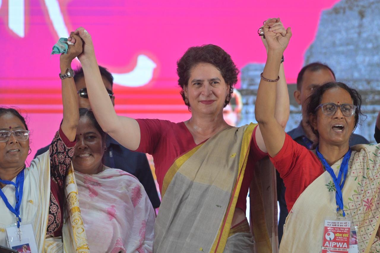 NDA scared of women's power, transferring cash to buy votes ahead of Bihar polls: Priyanka Gandhi