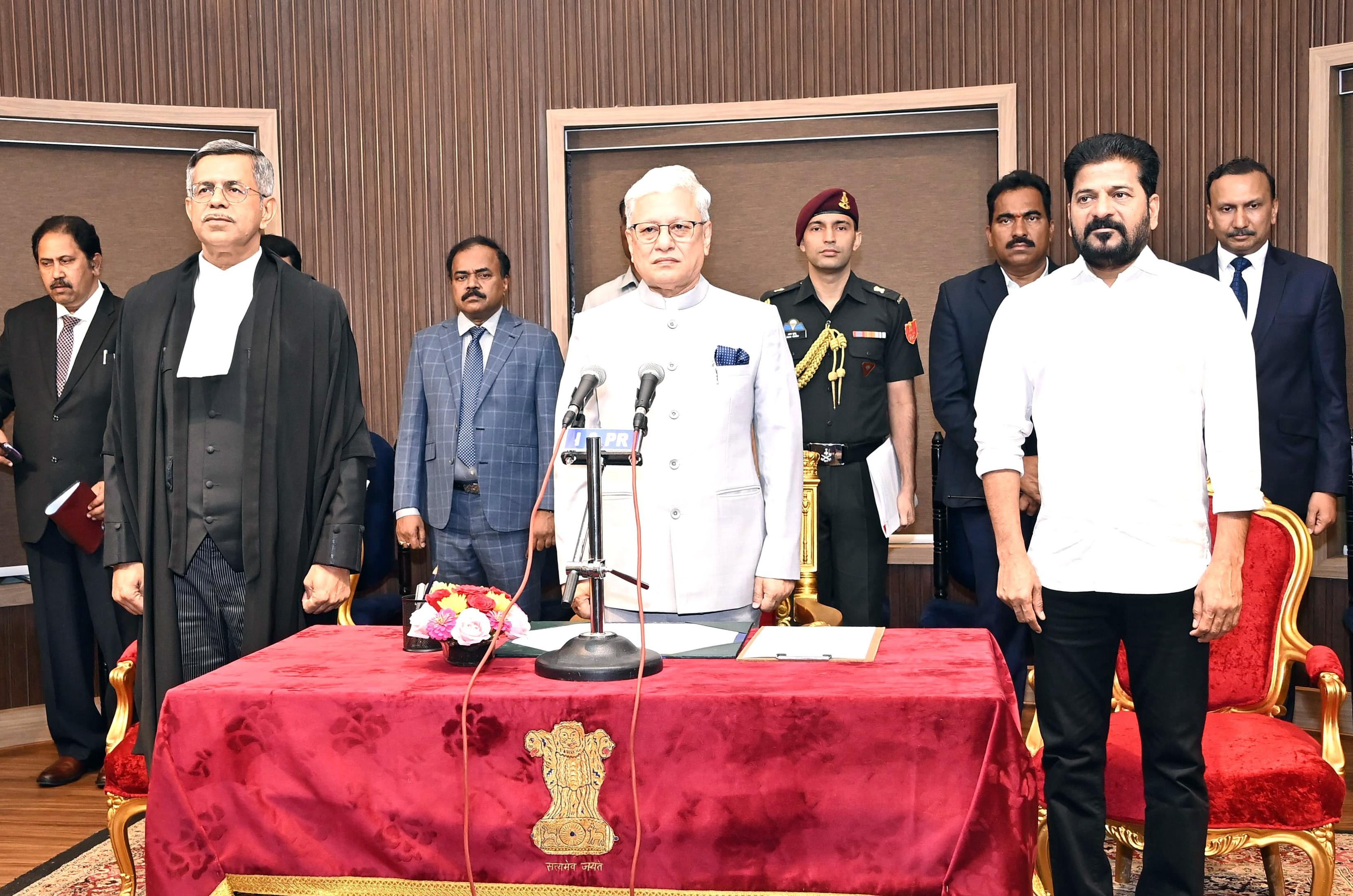 Justice Aparesh Kumar Singh sworn in as Chief Justice of Telangana High Court