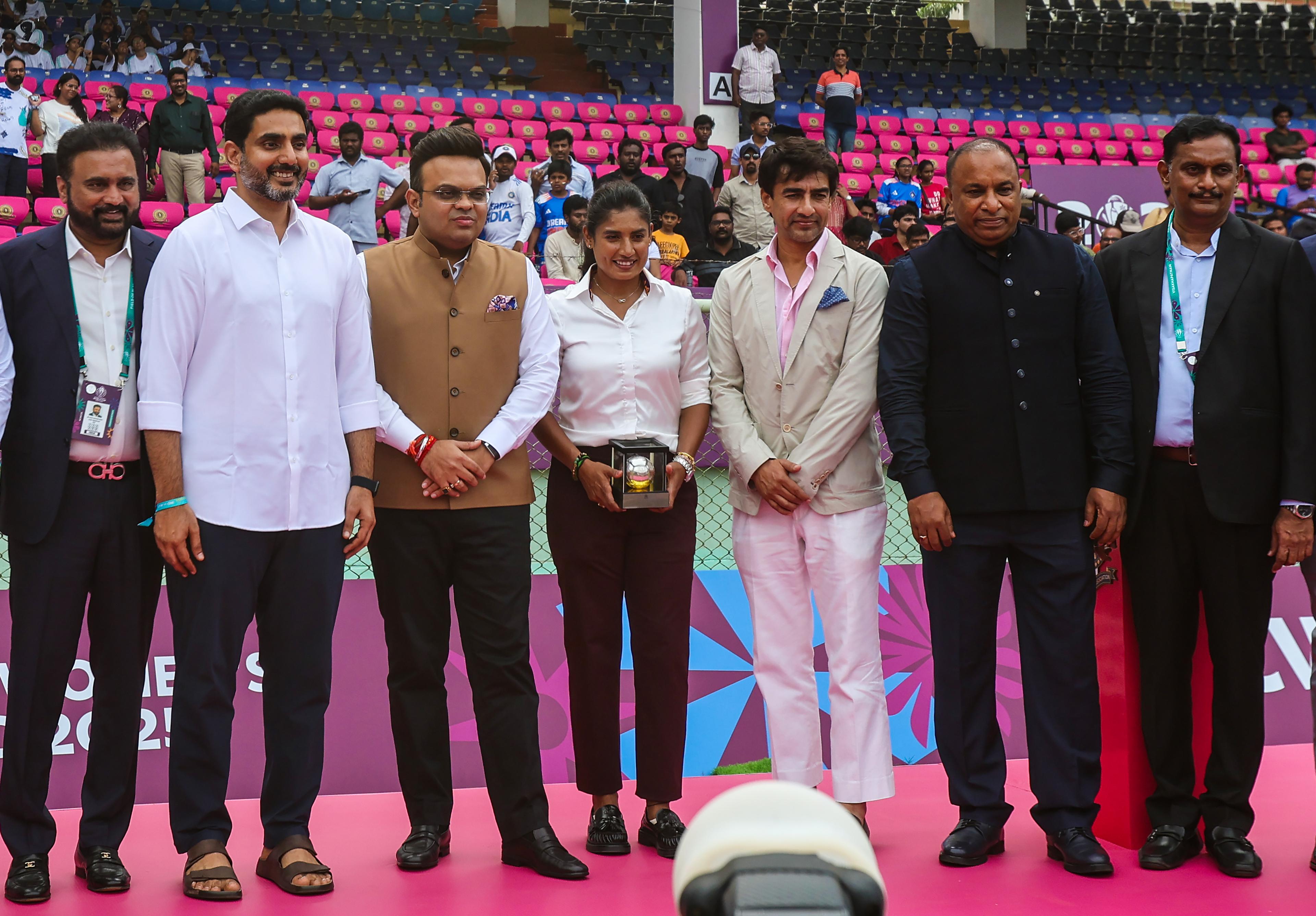 Mithali Raj Stand, Raavi Kalpana Gate unveiled at ACA-VDCA Stadium in Visakhapatnam