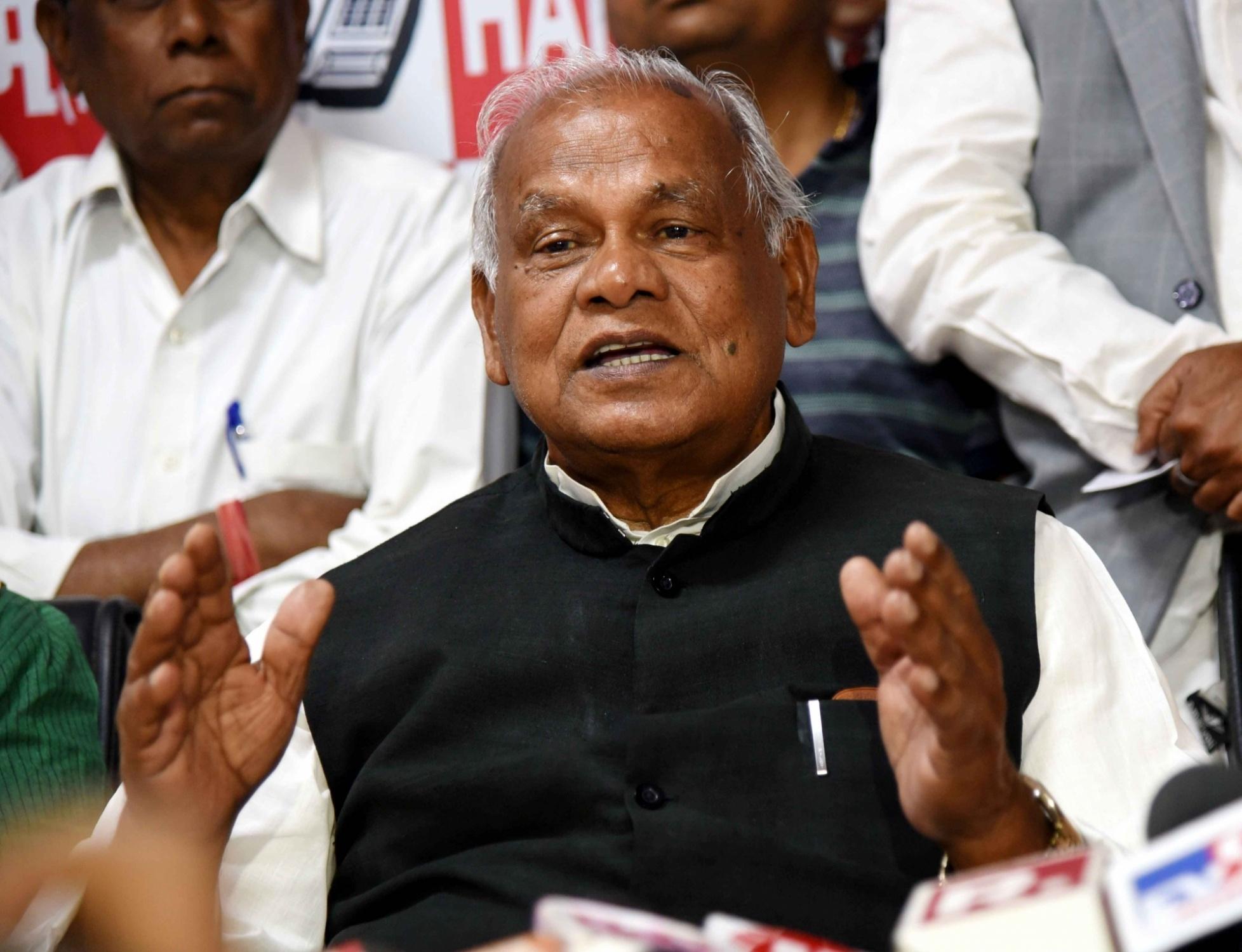 Jitan Ram Manjhi slams Rahul Gandhi, says Congress' entire history is of surrender