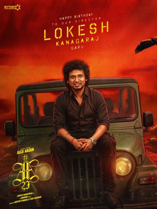 Allu Arjun tells Lokesh Kanakaraj: May this year bring you euphoria, joy, peace and positivity!