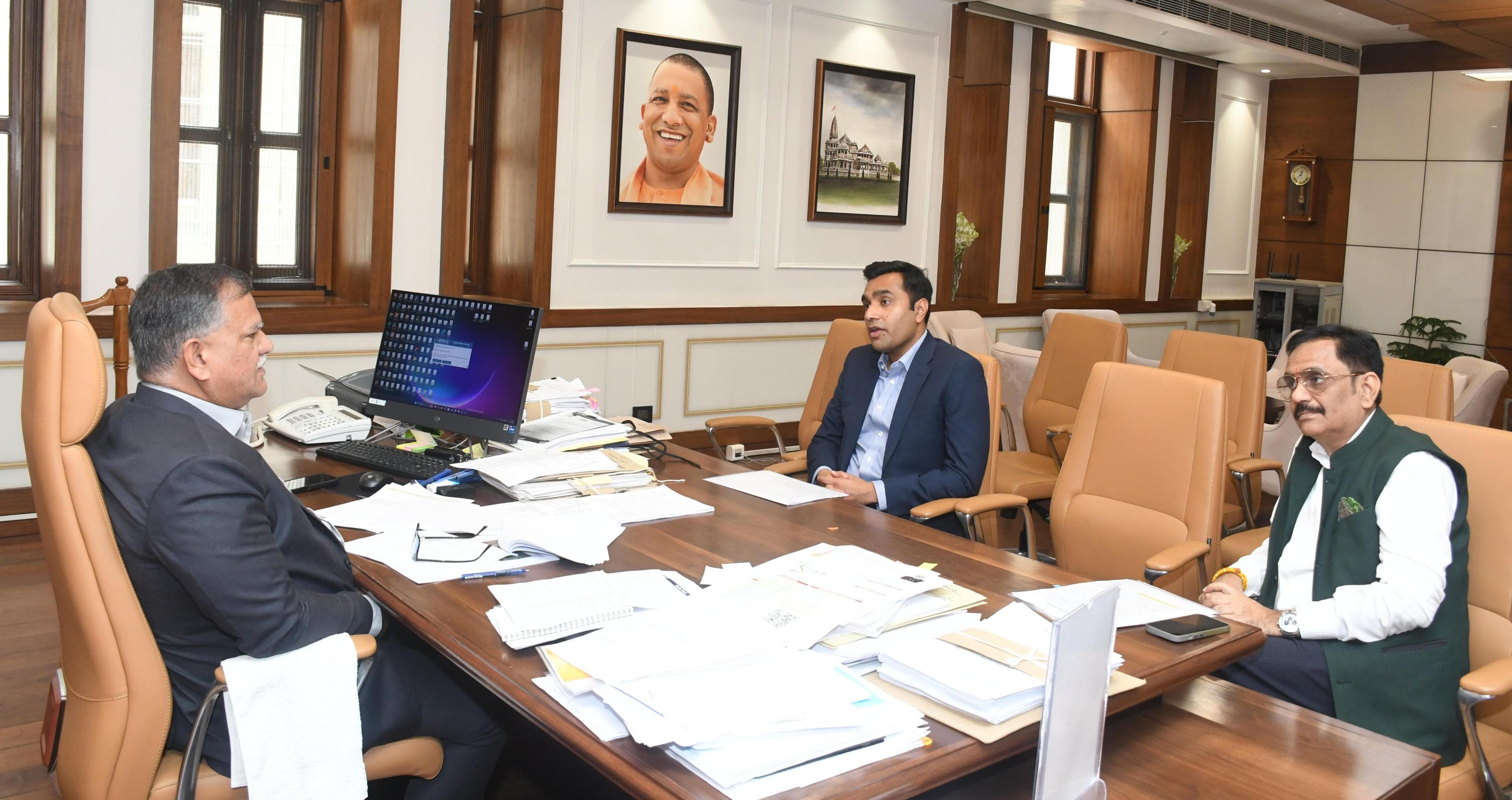 UP Chief Secretary meets Karan Adani, discusses making state an inclusive and dynamic economy