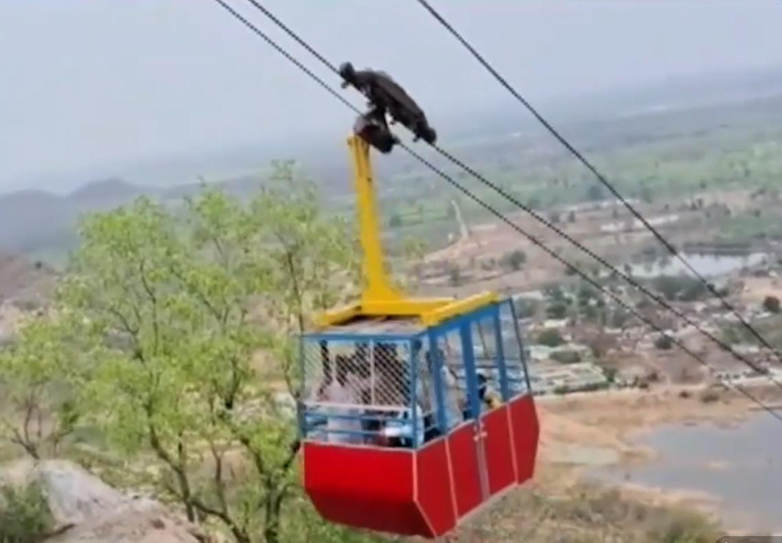 Six injured as Khallari temple ropeway snaps midway in Chhattisgarh's Mahasamund