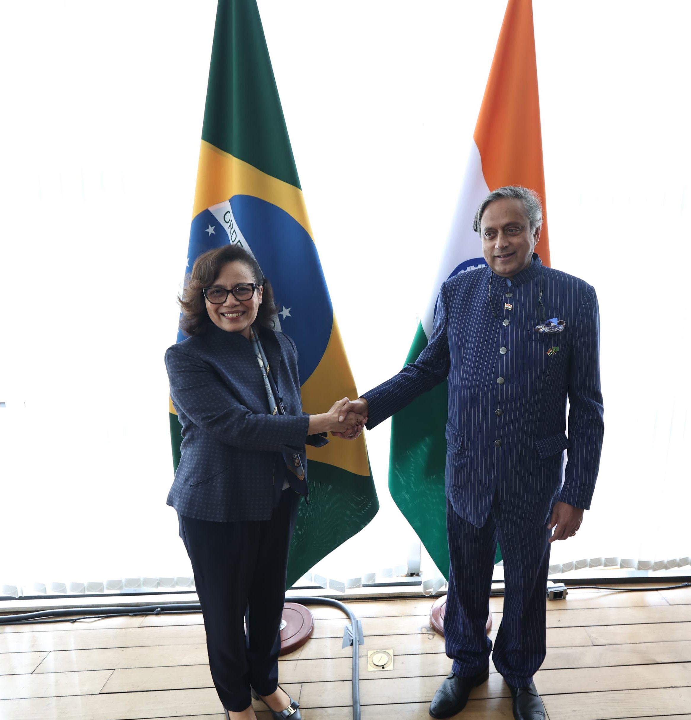 Shashi Tharoor-led delegation meets Brazil's Acting Foreign Minister, discusses enhancing anti-terror cooperation