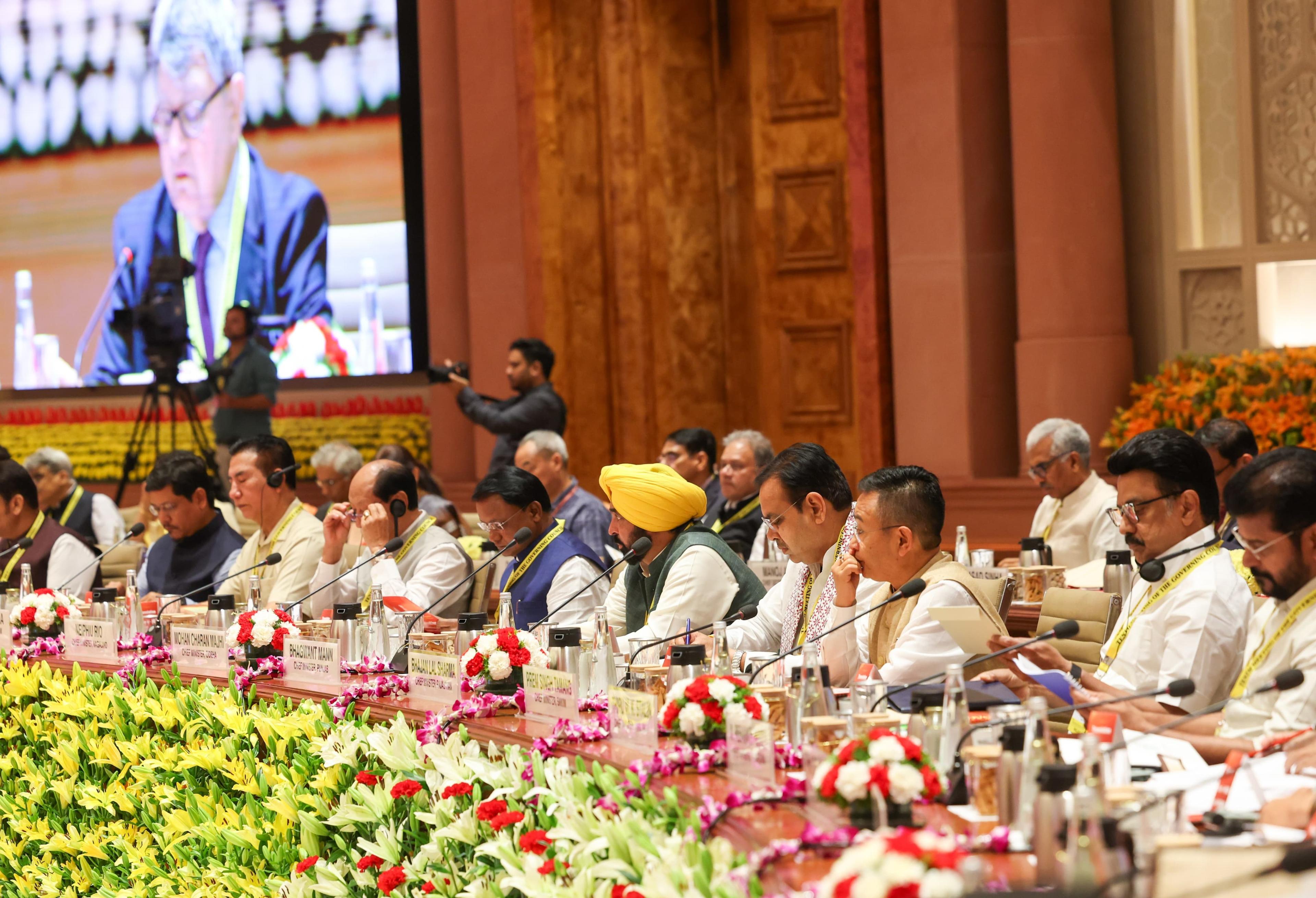 Facing crisis, Punjab has no water to share: CM Mann to NITI Aayog