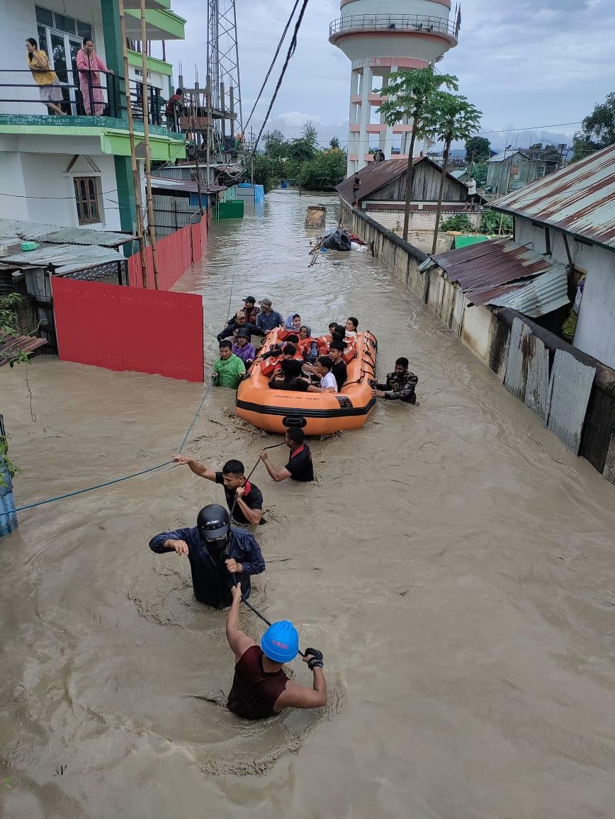 Manipur flood: Army and Assam Rifles rescue 800 people