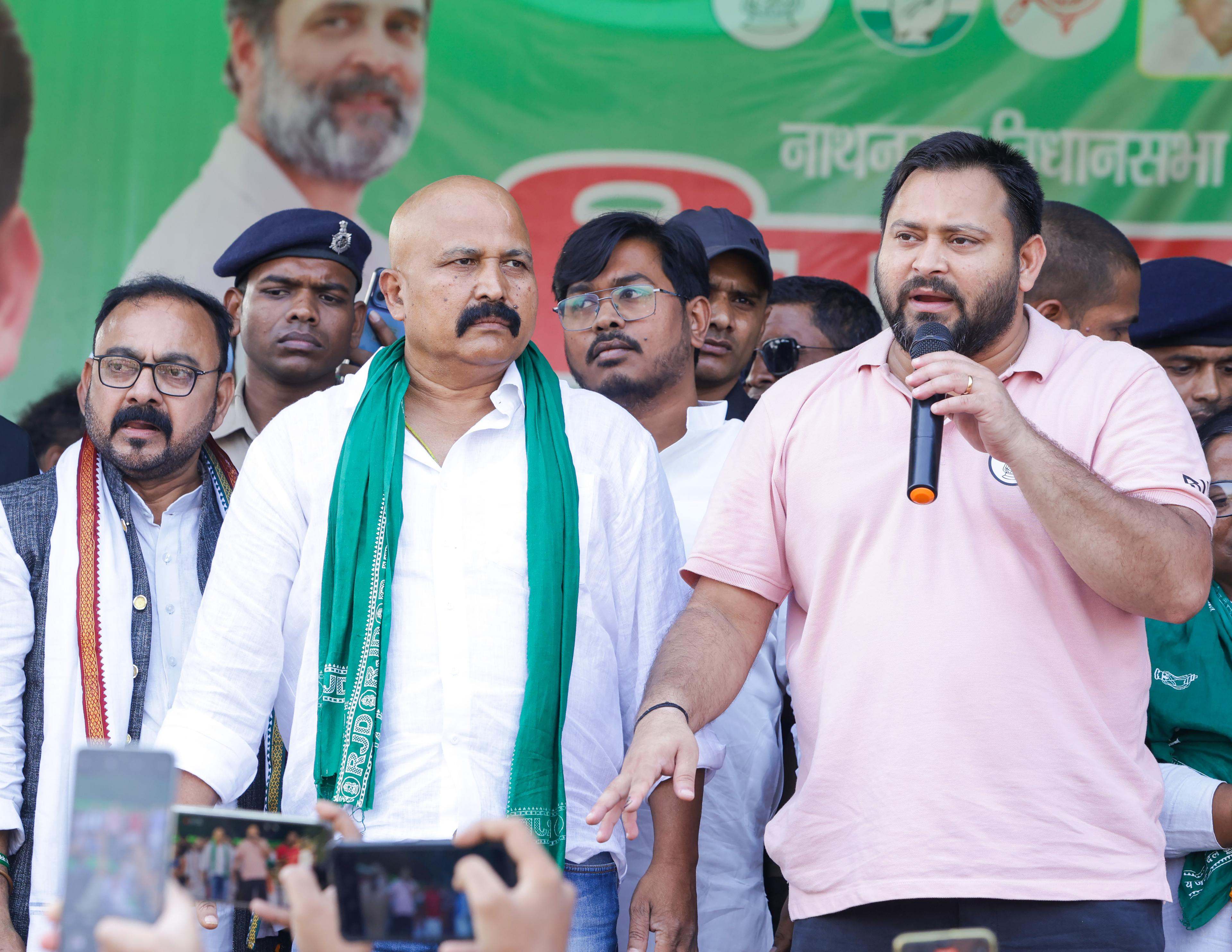 Bihar polls: Tejashwi Yadav reiterates job pledge in Nawada and Gaya