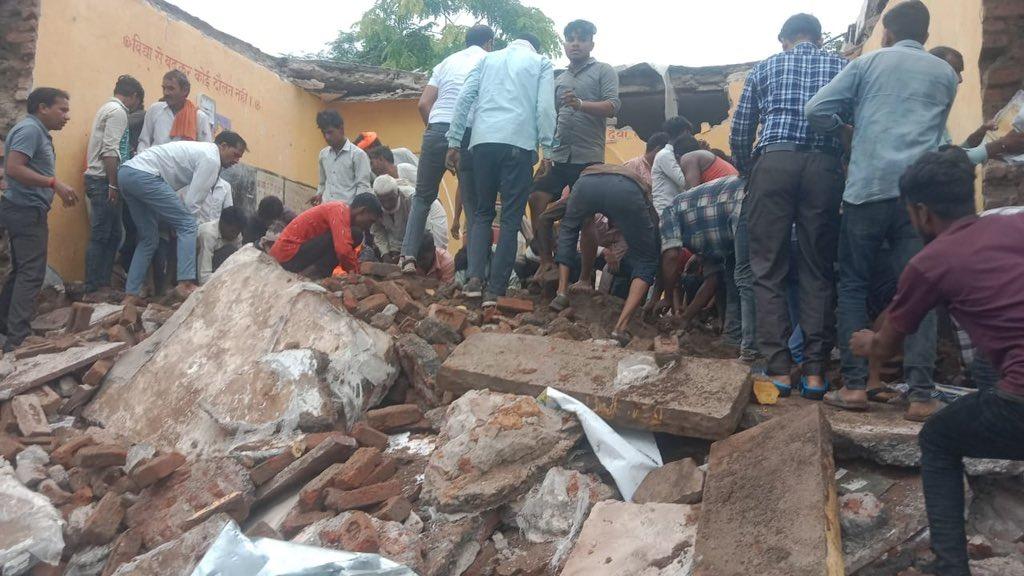 Raj school building collapse: Four children killed, 10 rescued; govt orders probe